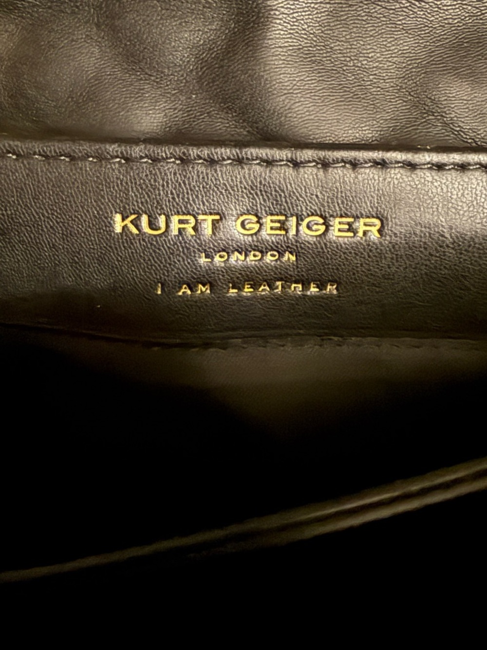 Kurt Geiger Kensington Leather Shoulder Bag - Picture 3 of 5
